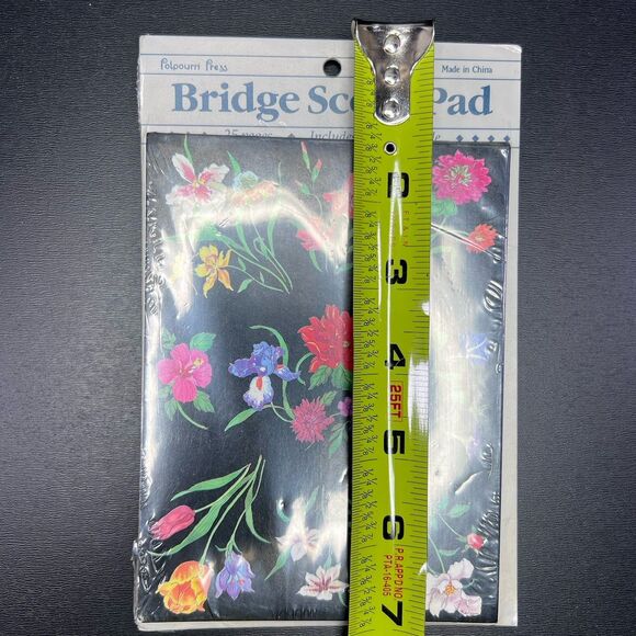 Potpurri Press Bridge Score Pad Lot Of 4 Vintage Artful Cover Floral Cute - Picture 5 of 6